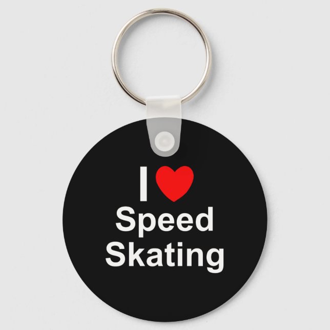 Speed Skating Key Ring (Front)