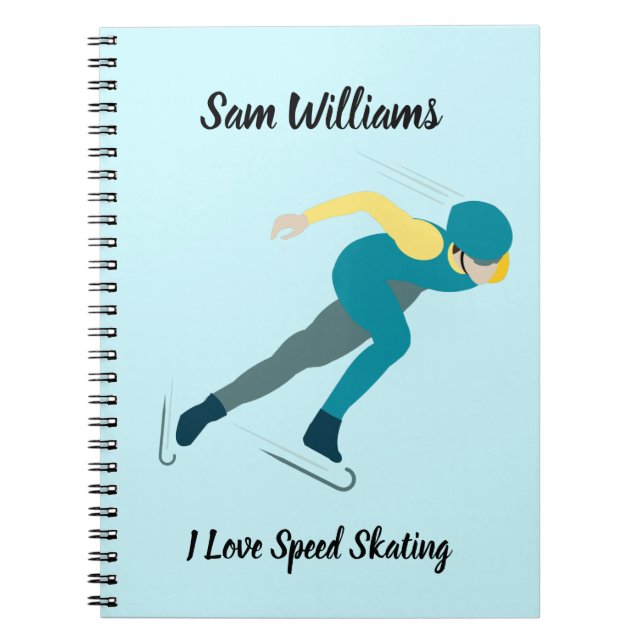 Speed Skating Notebook (Front)