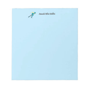 Speed Skating Notepad