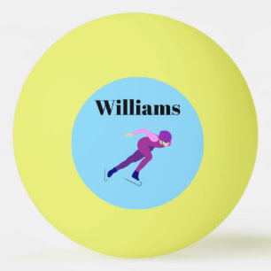 Speed Skating Ping Pong Ball
