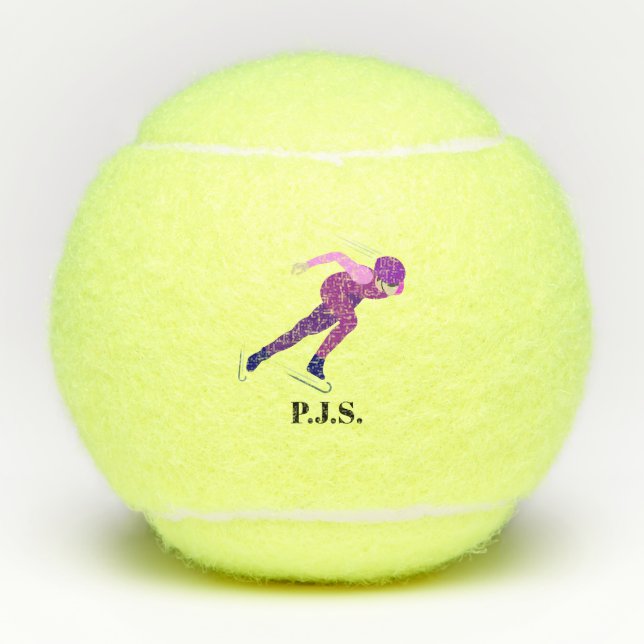 Speed Skating Tennis Balls (Front)