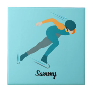 Speed Skating Tile