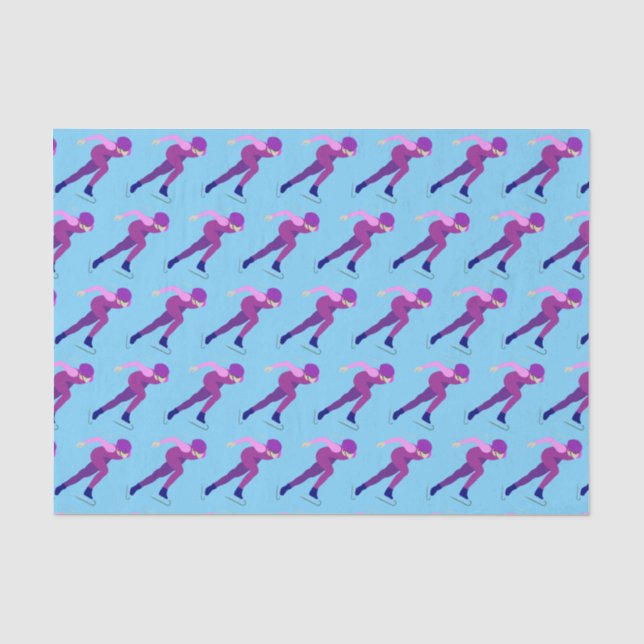 Speed Skating Tissue Paper (Front)