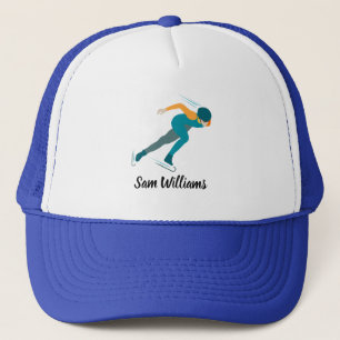 Speed Skating Trucker Hat