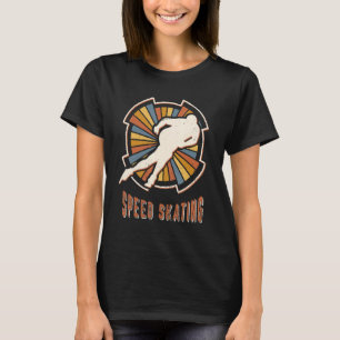 Speed Skating Vintage Classic Retro Sport Love T-Shirt