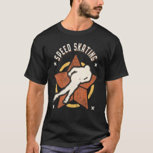 Speed Skating Vintage Retro Classic Sport T-Shirt