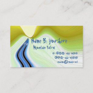 Speed Skier Business Card