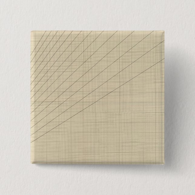 Speed, time, distance graph 15 cm square badge (Front)