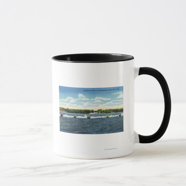 Speedboat Races on the Lake Mug (Right)