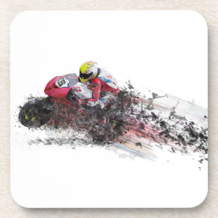 Speeding Motorcycle Racer Coaster