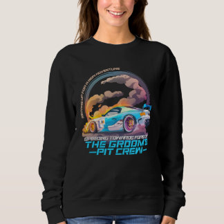 Speeding Towards Forever 22 Car Bachelor Party Sweatshirt