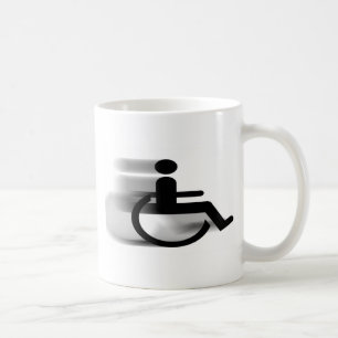 Speeding Wheelchair Mug