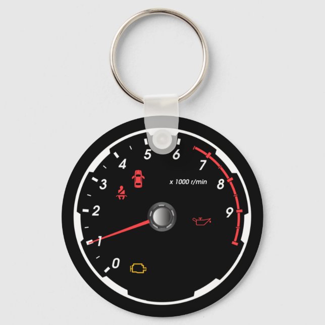 Speedometer - Tachometer Key Ring (Front)