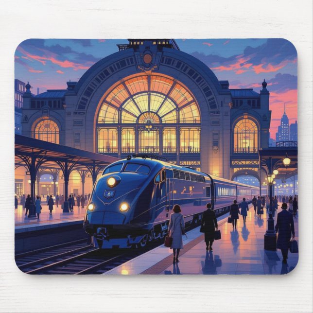 Speedrail Trains Mouse Mat (Front)