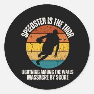 Speedster classic round sticker