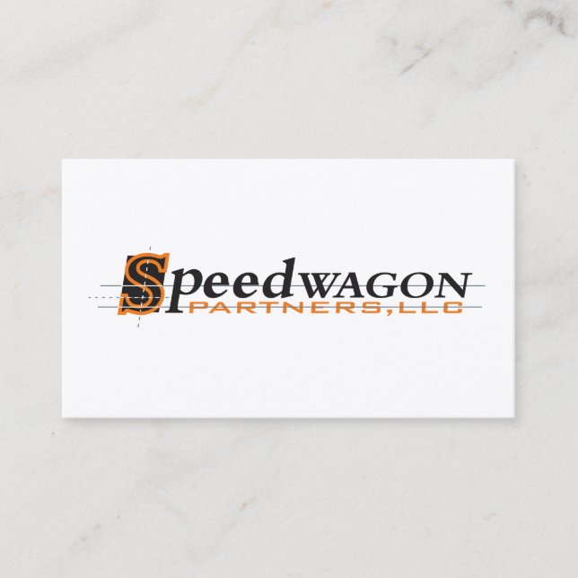 Speedwagon BC OS1 Business Card (Front)