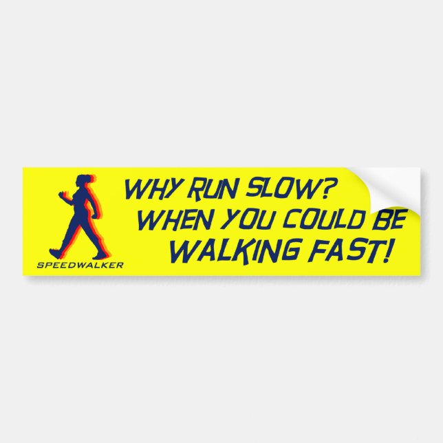 Speedwalker bumper sticker (Front)