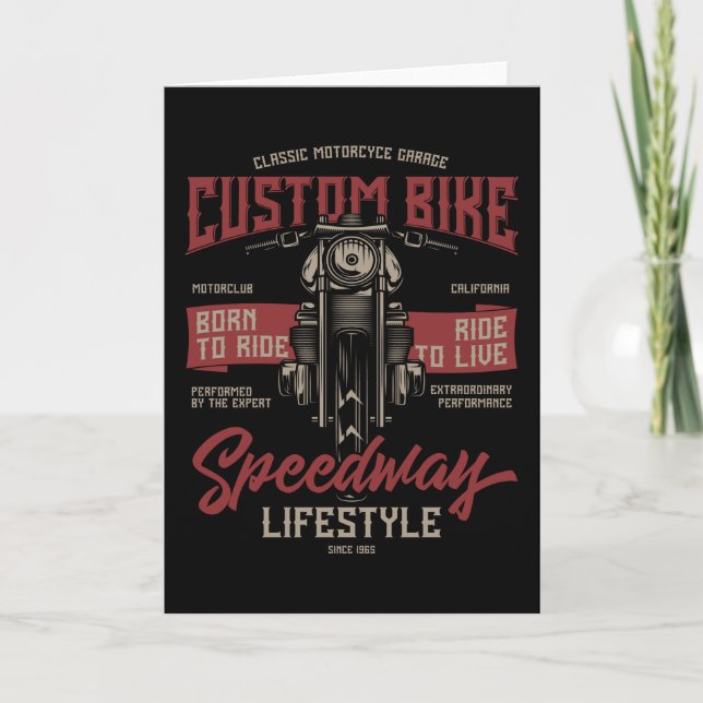 Speedway Card (Front)