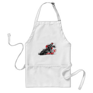 Speedway Flat Track Motorcycle Racer Standard Apron