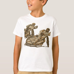 Speedway Motorcycle Racers T-Shirt