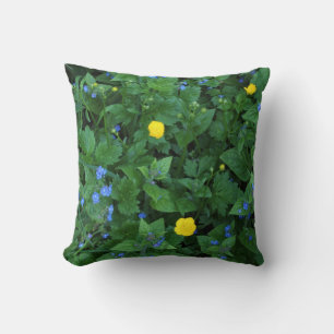 Speedwell and Buttercups Cushion