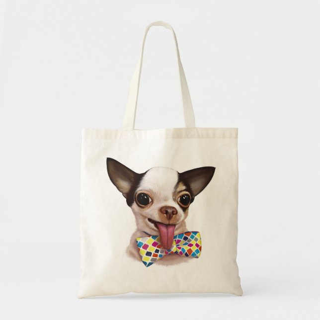 Speedy Boy Boy Chihuahua Tote Bag (Front)
