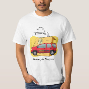 Speedy Delivery Driver Delivery in Progress T-Shirt
