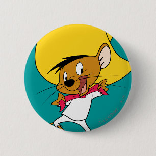 SPEEDY GONZALES™ Bow-Tie 6 Cm Round Badge