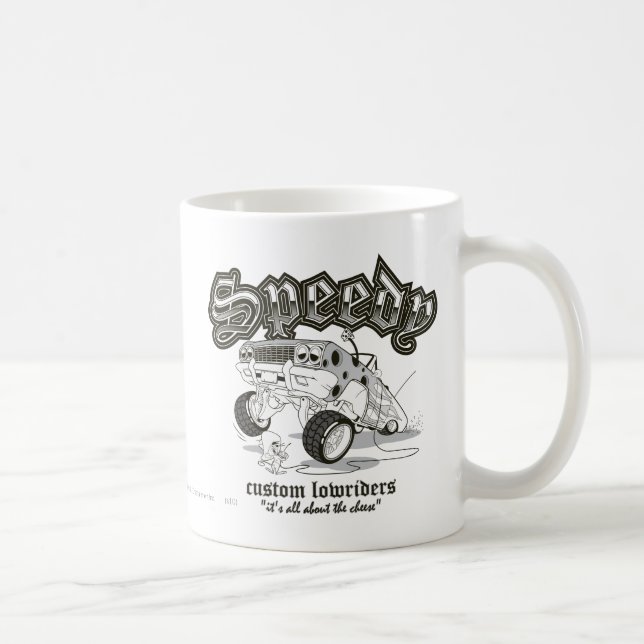 SPEEDY GONZALES™ Custom Lowriders B/W Coffee Mug (Right)