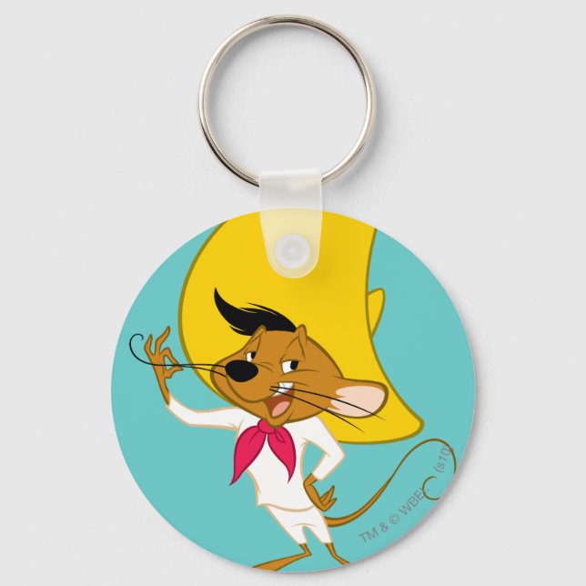 SPEEDY GONZALES™ Moustache Key Ring (Front)