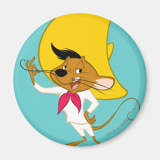 SPEEDY GONZALES™ Moustache Magnet (Front)