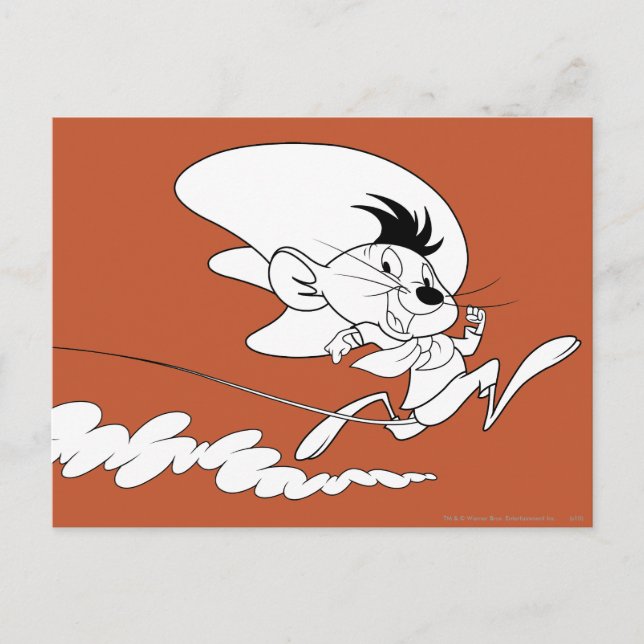 SPEEDY GONZALES™ Run Art Postcard (Front)