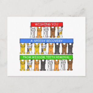 Speedy Recovery from Wisdom Teeth Removal Postcard