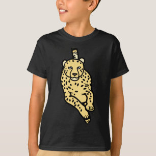 Speedy running cheetah wild cat animal hunting for T-Shirt