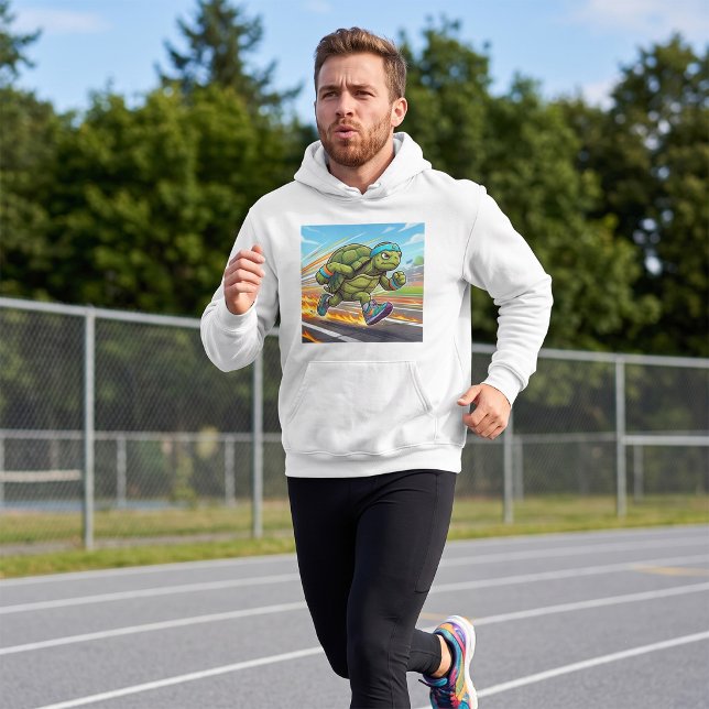 Speedy Turtle Sprinter Athletic Runner Hoodie (Creator Uploaded)