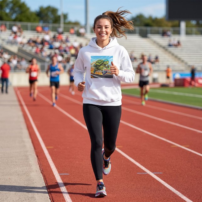 Speedy Turtle Sprinter Athletic Runner Hoodie (Creator Uploaded)