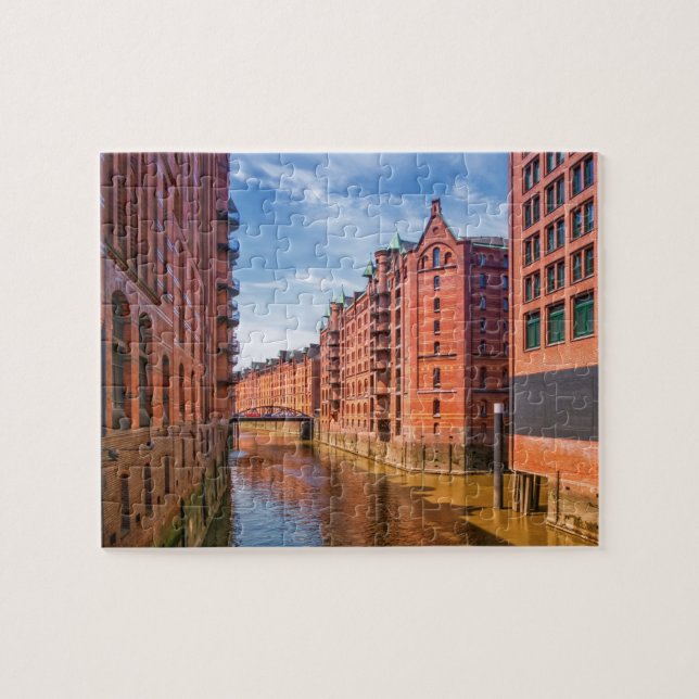 Speicherstadt Warehouses, Hamburg, Germany Jigsaw Puzzle (Horizontal)