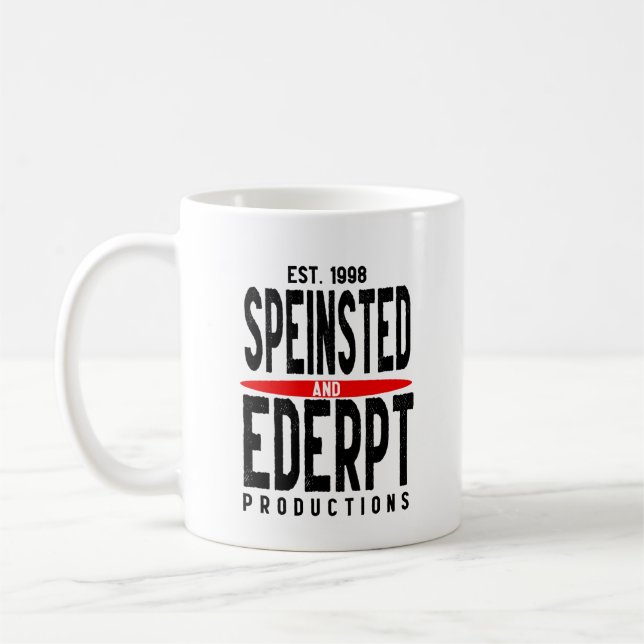 Speinsted and Ederpt Productions Coffee Mug (Left)
