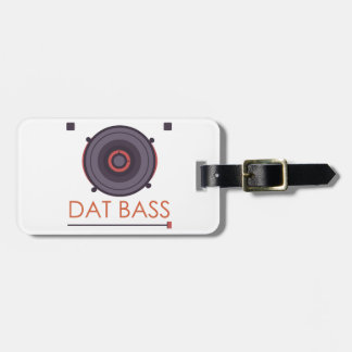 spekers-pattern-music-sound-bass-grid-bass luggage tag