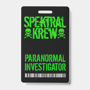 Spektral Krew Lanyard ID Badge