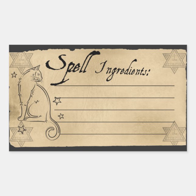 SPELL INGREDIENTS LABEL (Front)