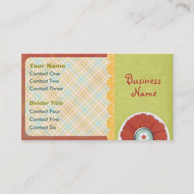 Spell It Out Business Cards (Front)