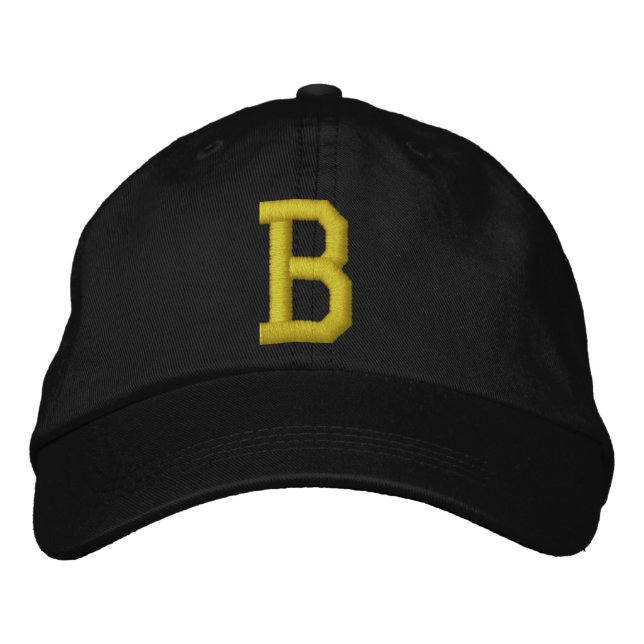 Spell it Out Initial Letter B Ball Cap (Front)