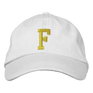 Spell it Out Initial Letter F Ball Cap