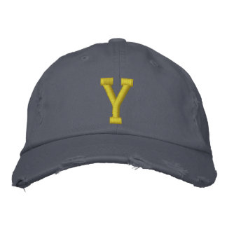 Spell it Out Initial Letter Y Ball Cap