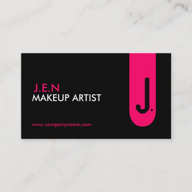 Spell it Out! ~ Monogram Business Cards (Front)