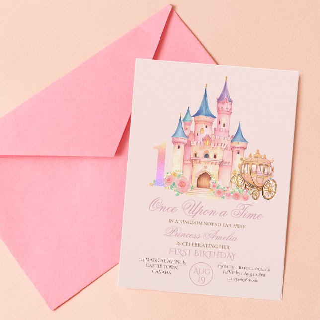 Spell Kingdom Princess Birthday Party Invitation (Creator Uploaded)