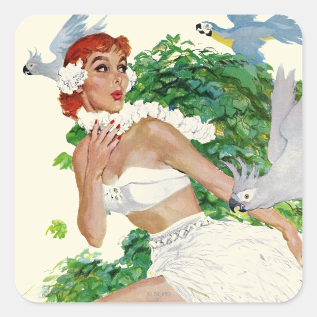 Spell of the Islands Square Sticker (Front)