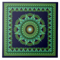 Spellbinding fractal star ornament