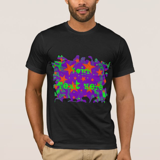 Spellbound grunge 'Your Text'  T-shirt (Front)